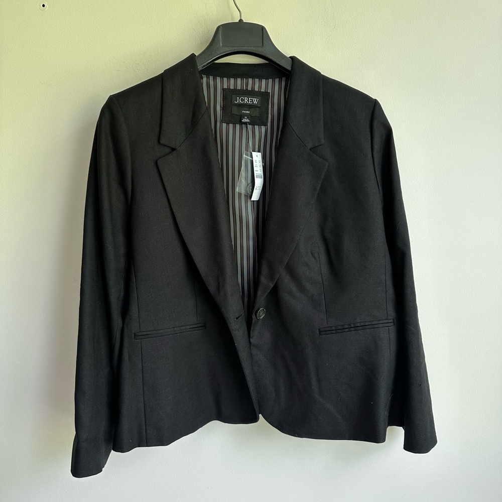 J Crew Parke linen-blend blazer